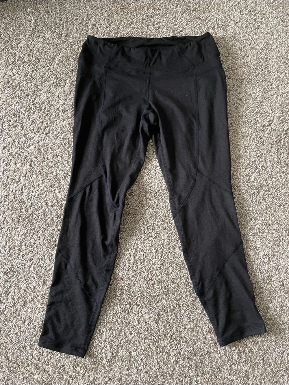 Black Active Leggings - Comfortable Stretch